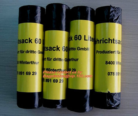 Recycling Bags,Heavy Duty Black Garbage Bag for Indoor Or Outdoor Use 46x54 Made in China, Bagease, Bagplastics, Pack