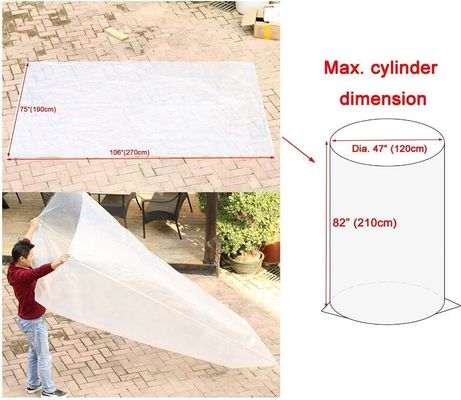 Jumbo Bulk Heavy Duty Jumbo Polyethylene Bag,FIBC PACK Lining, Furniture Cover Moving Protection Long Term Storage Pack