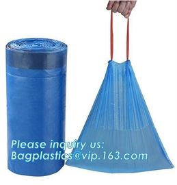 Bio Recycling &amp; Degradable Strong Rubbish Bags Bathroom Trash Can Liners for Bedroom Home Kitchen Office Car Waste Bin