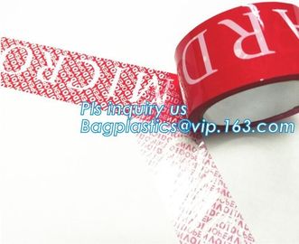 Tamper Proof Security Seal Tape Warranty Void Tape,hidden message OPENVOID/VOID tamper evident security tape bagease