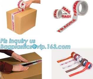 Custom high quality logo printed adhesive packaging bopp tape,rubber base adhesive carton packaging bopp packing tape