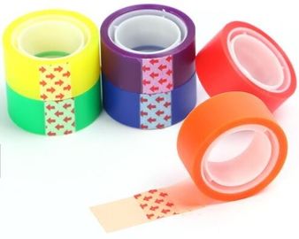 printed stationery bopp printed packing tape for decoration,Stationery BOPP adhesive Tape Office Tape with SGS Certifica