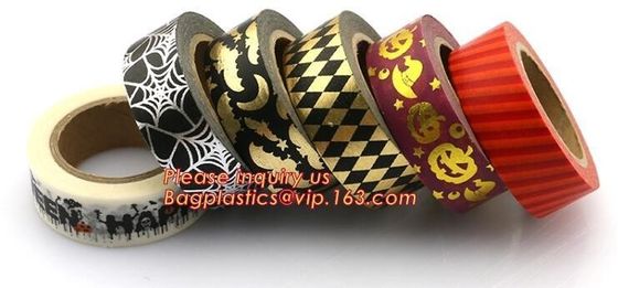 Gold Foil Washi Tape Romantic Cherry Blossom Sakura Diy Scrapbooking Masking Tapes,Craft Gift Decorative Washi Tape Mask