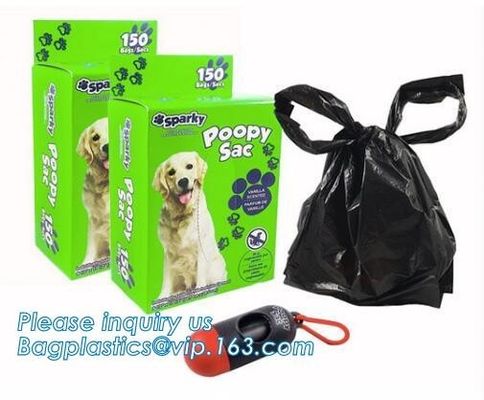 eco pet waste bag ,private label biodegradable dog poop bags with EPI technology, Pet Waste Bags Biodegradable Dog Poop