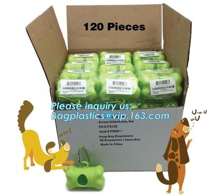 En13432 certified eco friendly biodegradable nappy sacks, Eco-Friendly Scented Baby Disposal Nappy Sacks 50 PCS Easy Tie