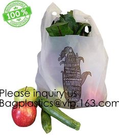 Produce Polyethylene Bags on a Roll, Take Out Disposable Plastic Food Bags Roll, Fruit Vegetables Grocery, BAGEASE, BAGS