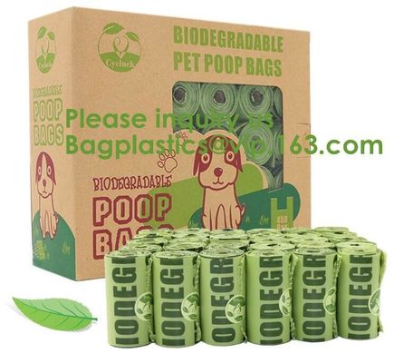 Manufacture 100% biodegradable Home compost or OK compost Durable Supermarket food waste garbage bags, bagease, package