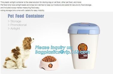 Pet Food Large Container Dog Cat Animal Storage Bin Dry Feed Seed 30L Containers, 10L Plastic Pet Dog Food Storage Conta