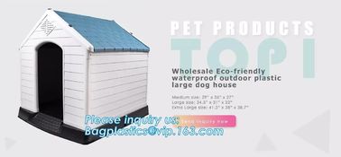 pet kennel factory direct cage outdoor plastic dog house manufacturer, Eco Friendly Outdoor Removable Rainproof Plastic