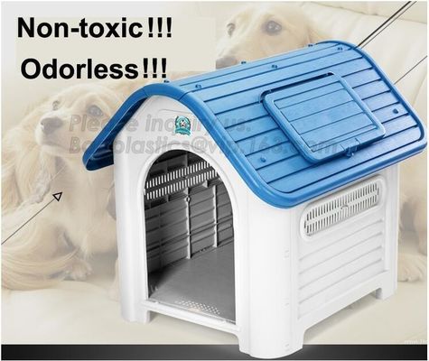 outdoor kennel for large dogs kennels crates plastic houses, Plastic Dog Pet House, OEM Outdoor plastic cheap Dog kennel