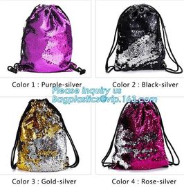 mini sequins backpacks bag Bow bling women bags glittering sequin backpack,travel oxford glitter Sequin Reversible Merma