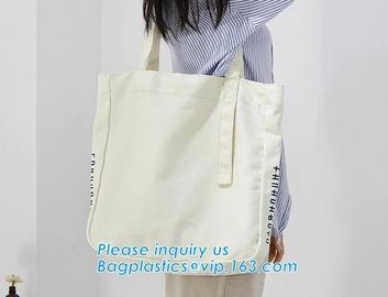 Promotional customized 12 oz canvas shopping tote bags with logo imprinted,Reusable 12oz cotton canvas tote bag with zip