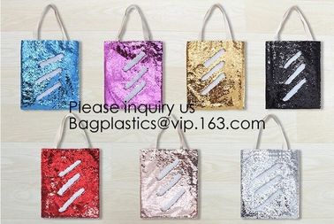 Sequin Shoulder Bag Sequins Crossbody Bag Glitter Sparkling Small Tote Bags Girls Hit Color Handbags, bagease, bagplasti