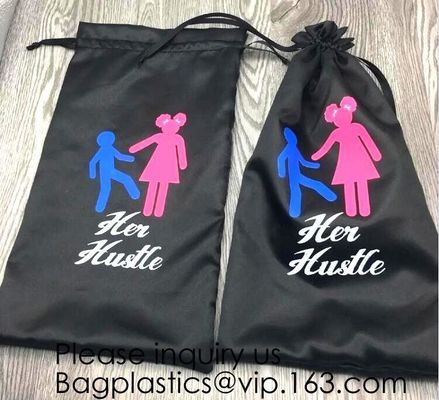 Satin Gift Bag For Gym,Low MOQ Customized Logo Size Satin Drawstring Bag,Drawstring Pouch For Cosmetic, bagease package