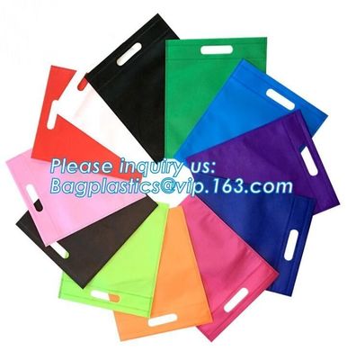 Advertisement high quality shopping bag, pp non woven bag, customized bopp laminated non woven bag with handle shopping