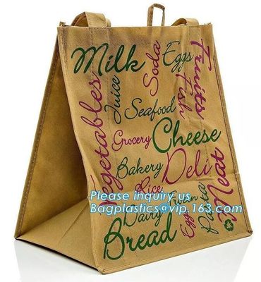 Recyclable Promotional Animal Printed Logo Laminated Non Woven Bag For Supermarket, Chinese suppliers custom printed sho