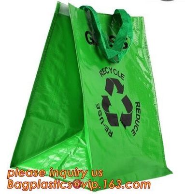 Custom made printed logo reusable laminated PP non woven fabric Tote shopping bags,Printed Eco Friendly Recycle Reusable