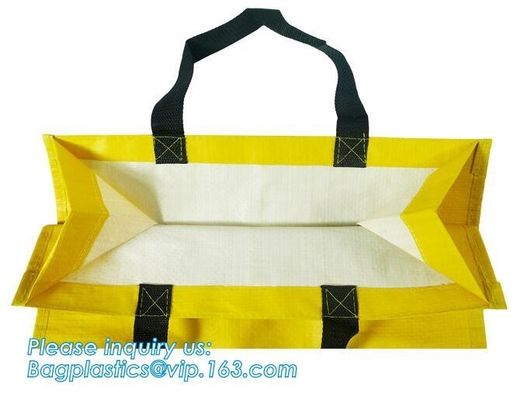 China pp woven check jumbo laundry shopping bag,Promotional logo printed cheap reusable black pp woven shopping custom b