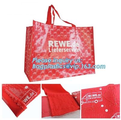 Hot Sale Promotional Colorful Custom Reusable PP Woven Shopping bag,Tote Fabric Polypropylene Laminated PP Non Woven Bag