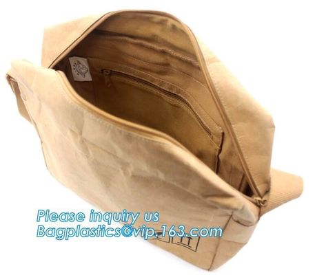 tyvek paper bag with zipper, Waterproof Dupont Paper Reusable Tyvek Foldable Shopping Bag, Tear Resistance Recycle Custo