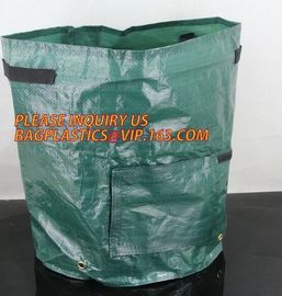 Garden Grow Bags Aeration Fabric Pots Potato Planter Bag with Handles and Access Flap,Potato Tomato Strawberry Vegetable