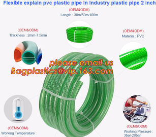 Flexible explain pvc plastic pipe In Industry plastic pipe 2 inch
