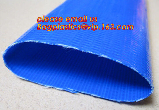 Customized inch 3/4&quot;-16&quot; discharge water pvc layflat hose tubing pipe flexible lay flat irrigation agricultural water ho