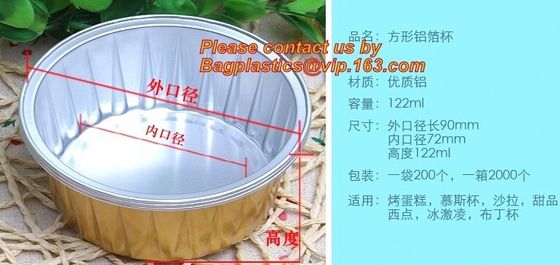 Disposable aluminum foil container /plate/pan/take away food packaing