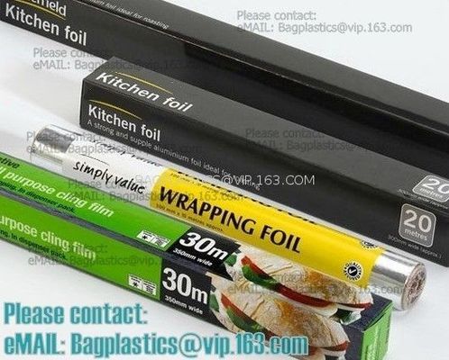 good quality household aluminium foil rolls and wrapping paper, perforated aluminum foil insulation roll