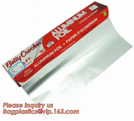 Aluminium foil roll used for food packaging alloy 8011 and 1235,food wrapping household aluminum foil roll paper bagease