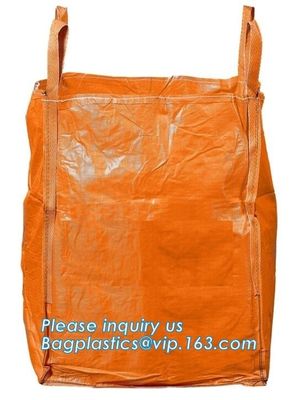 100% virgin polypropylene woven pp big bag bulk bag 1x1x1m for Israel,PP woven flexible big bag with baffle and brace in