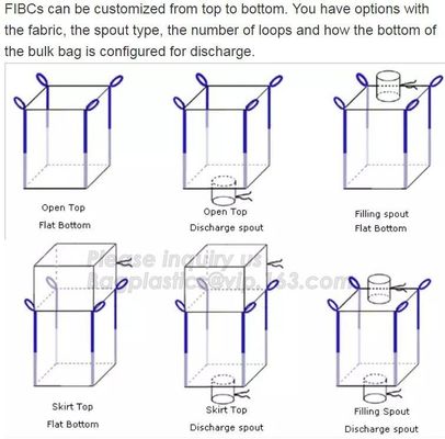 Agricultural Big Size PP Woven Bulk Bag For Corn,PP woven big bag/ton bag/bulk bag for packing construction garbage