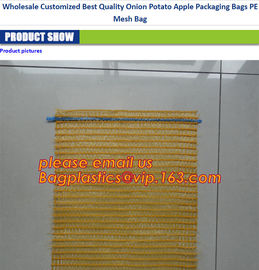 PP net vegetables leno mesh bag Color raschel PP PE mesh Plastic Nets bags tomato mesh bag,Agriculture Industrial Use an