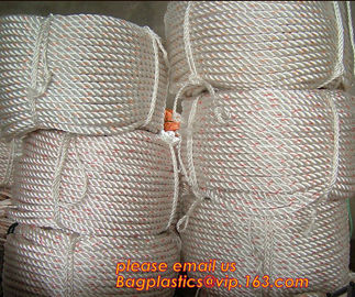 3-strand twisted ship rope for sale, twisted rope, polyamaide rope, polyester rope, polypropylene rope, PET+PP rope