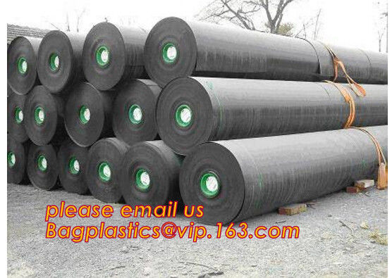 2mm HDPE reinforced polypropylene geomembrane for landfill,Geomembrane fish farming Pond Liner Hdpe Geomembrane BAGPLAST