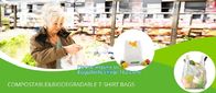 compostable garbage plastic bag on roll, Premium quality compostable disposable plastic bag for pet poop