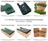 customized flushable toilet compostable plastic dog poop bag / balloon dog, Compostable Packing Bag, Compostable biodegr