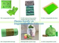 100% compostable PE garbage bag, 100% biodegradable and compostable dog waste bag, ECO-friendly high quality compostable