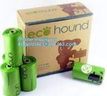 eco friendly epi biodegradable dog poop bags on roll, Cornstarch Based Eco Compostable Dog Poop Pick Bag - 4Refill Rolls