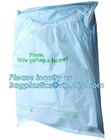 Edible 100% fully compostable biodegradable plastic ziplock bag made of organic corn starch