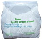 Edible 100% fully compostable biodegradable plastic ziplock bag made of organic corn starch