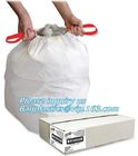 eco biodegradable compost plastic drawstring garbage bags, Promotion Drawstring Compostable Plastic Bags
