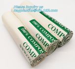 100% Biodegradable and compostable plastic kitchen garbage bag, compost kitchen plastic trash compactor bags