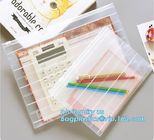 Fashion Colored Mesh Office Stationery A4 Clear Folder with Zipper, Promotional Customize Logo A4 A5 pvc zipper document