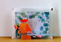 stationery slider bag with custom printed girls school pencil case/printing student stationery pencil bag case, slider p