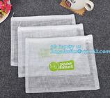 Transparent Stationery Packaging Bags with Slider, PVC Plastic Zipper Bags For Bra Bikini Packaging, zipper slider closu