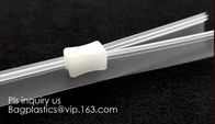 PP/PE/PVC/EVA Plastic Flange Zipper For Pouch, PP Plastic Press To Close Reclosable Flange Zipper for Standard Zipper Po