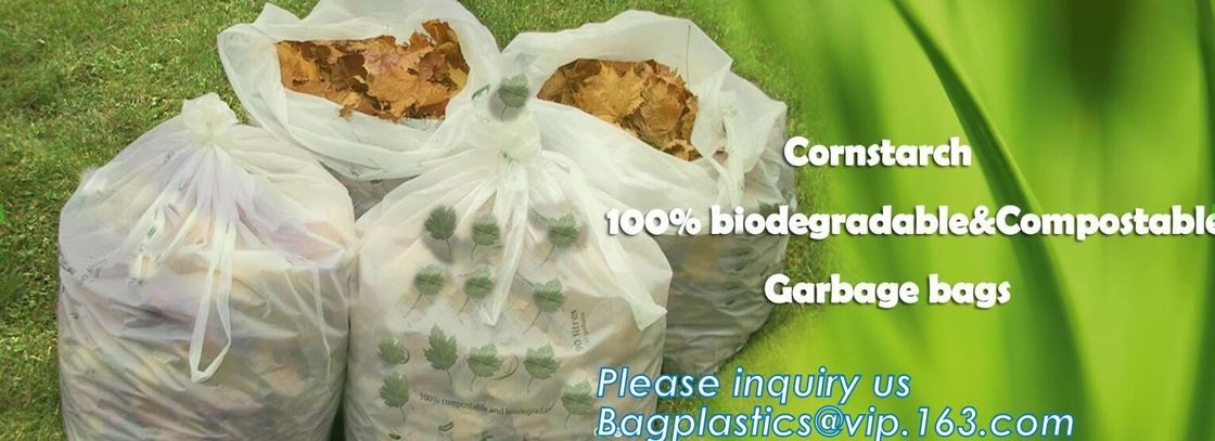 GUARANTEED LOWEST PRICE! 100% Biodegradable hot sell compostable food waste bag, Compostable Large Rubbish Bag