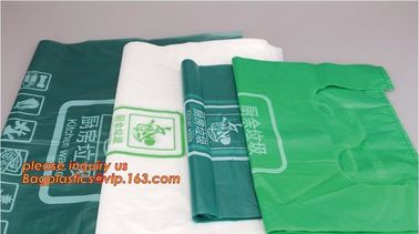 En13432 certified custom printed wholesale biodegradable compostable plastic pharmacy bag with singlet handle