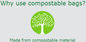 Compostable disposable biodegradable plastic garbage bag, Eco compostible bio degradable bags, biodegradable disposable